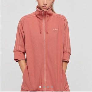 Adidas originals pink track jacket